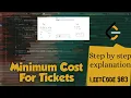 Minimum Cost For Tickets August LeetCode Challenge