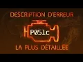P051c description d erreur la plus detaillee