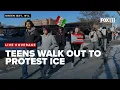 Green Bay high school students walk out in protest of federal immigration enforcement activity