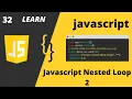 Javascript Nested Loop - 2 Tutorial in Urdu Hindi