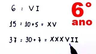 O SISTEMA ROMANO DE NUMERAÇÃO - 6° ANO