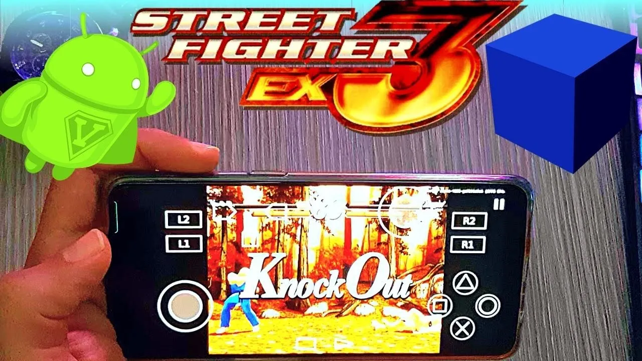 Street Fighter EX3 - PS2 Emulator Android Gameplay - Aether SX2 APK - Street Fighter EX3 Mobile 2022