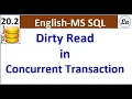 SQL Dirty Read in Concurrent Transaction