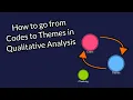 How to go from Codes to Themes in Qualitative Analysis