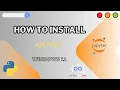How to Install Python Anaconda and Jupyter Notebook on Windows