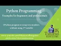 Python program to swap two numbers without using a third variable Python programming sample s