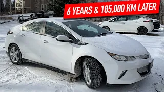Chevrolet Volt 6 Years Ownership Experience in Canada Problems Battery degradation Winter
