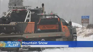 CDOT Crews Ready To Clear Vail Pass As Snow Begins To Accumulate