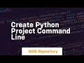 create python project command line