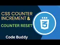 CSS Counter-Increment Counter-Reset Tutorial in Hindi Urdu