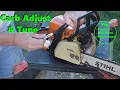 How to Adjust Tune a Chainsaw Carburetor Fixes Bogging Hard Starting Poor Performance