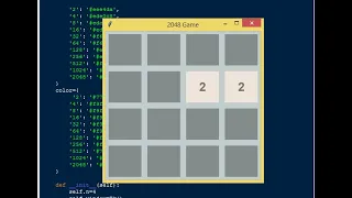 Simple 2048 Game using Tkinter in Python