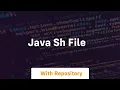java sh file
