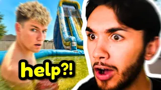 He Tested DANGEROUS Waterslides