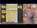 Attaching Shutters To Brick Homes