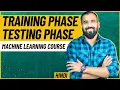 Basics Of Training And Testing Phase ll Machine Learning Course Explained in Hindi