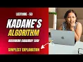 Kadane s Algorithm Maximum Subarray Sum Leetcode 53