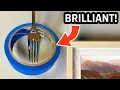 7 CLEVER Picture Hanging Tricks Everyone Should Know