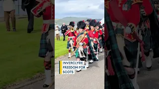 Royal Regiment of Scotland receives Freedom of Inverclyde