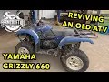 DIY Yamaha Grizzly 660 ATV Repairs Not Charging Carb Issues Valves