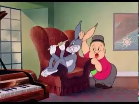 Download MP3 Bugs Bunny ft. Elmer Fudd - The Wabbit Who Came to Supper (1942) Classic Animated Cartoon