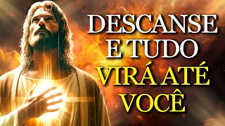 O PODER de DESCANSAR no SENHOR: Veja o que JESUS nos ENSINA sobre RECEBER TUDO