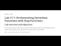 Tran Anh Huy Lab 11 1 Orchestrating Serverless Functions with Step Functions CloudComputing AWS