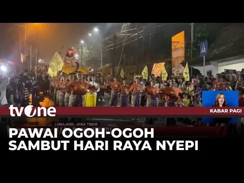 Kemeriahan Pawai Ogoh-ogoh di Lumajang
