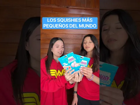 Estos son los squishies más pequeños del mundo 😱