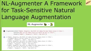 NL-Augmenter Text Data Augmentation NLP Data Augmentation