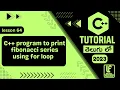 C program to print fibonacci series using for loop Fibonacci sequence in C Fibonacci