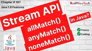 Java Streams Tutorial allMatch vs anyMatch vs noneMatch Real Java Coding Examples Red9SysTech
