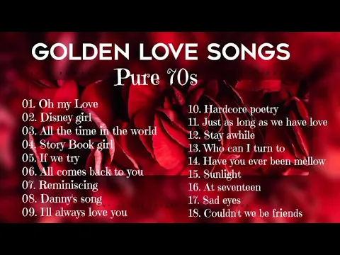 Download MP3 PURE 70s LOVE SONGS l BEST OF 70s l CRUISIN' LOVE SONGS