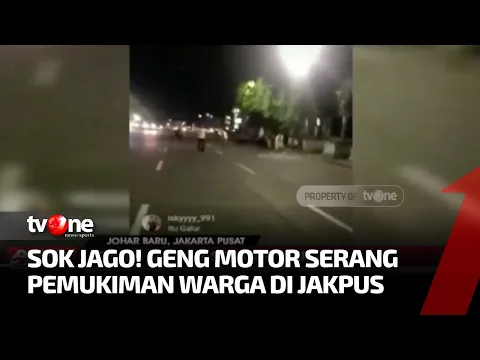 Pengen Viral, Geng Motor Serang Pemukiman Warga