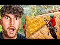 Going Off The MEGA RAMP in Realistic BMX GAME