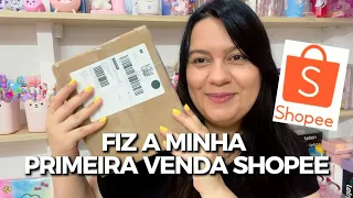 EVERYTHING I did to get my first SHOPEE SALE showing ORDER label packaging and shipping 📦