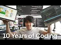 10 years of coding in 13 minutes