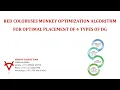 RED COLOBUSES MONKEY OPTIMIZATION ALGORITHM FOR OPTIMAL PLACEMENT OF 4 TYPES OF DG