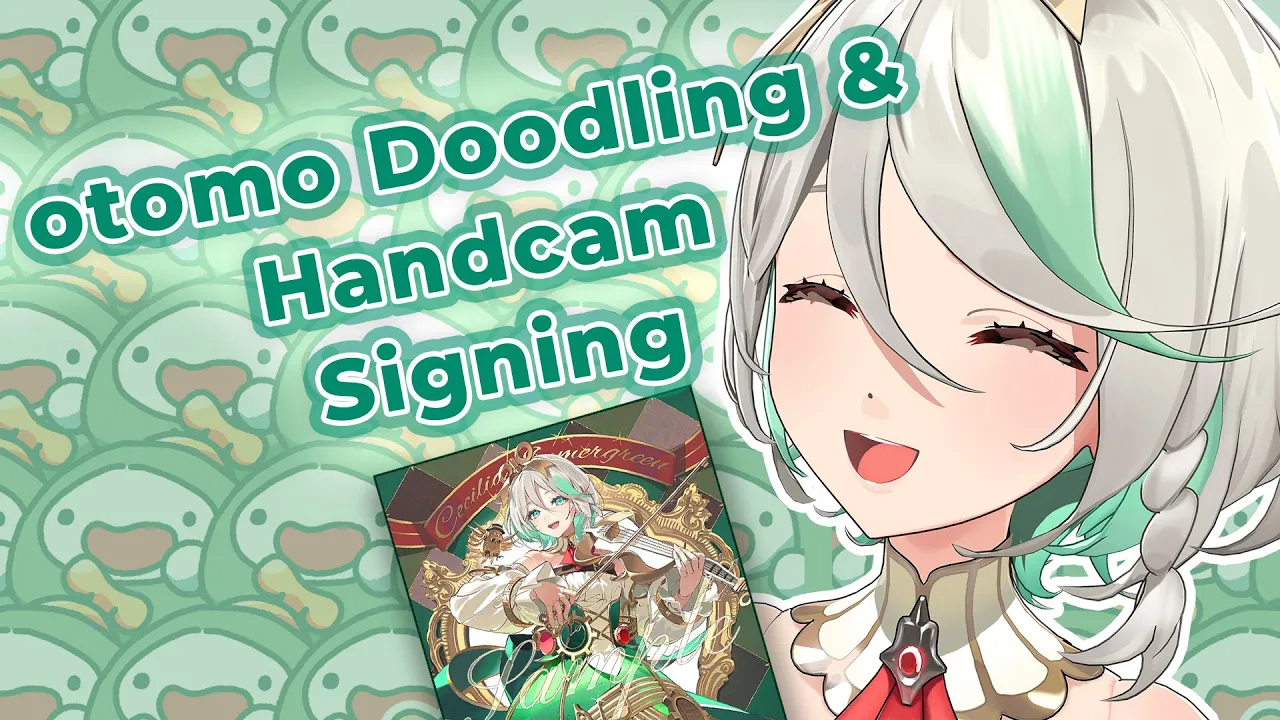 【DOODLING AND HANDCAM!】Let's draw some otomos PLUS signed raffle!