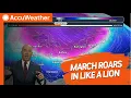 March Roars in Like a Lion With Arctic Air Ice and Snow