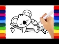 Little Koala coloring page ChillChill coloring for children