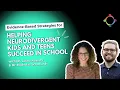 Back-to-School Playbook Evidence-Based Strategies for Helping Neurodivergent Kids and Teens Succeed