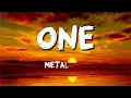 One - Metallica (Lyrics)