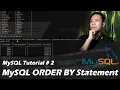 SQL Tutorial 2 ORDER BY Statement - CodeLikeLD Tagalog Tutorials