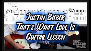 Download How to play Justin Bieber - That's What Love Is Guitar Lesson MP3