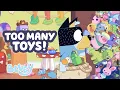 Lagu Too Many Toys! 🧸 🎁 | Mr Monkeyjocks Moment + MORE Fun Moments 💙 | Bluey