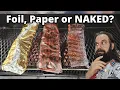 Should you WRAP RIBS with foil butcher paper or NOTHING