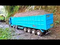 Download Lagu BIKIN PANIK Dump Truk Trailer Hino 500 Muatan PASIR Truk Hino 500 Tronton SALAH JALAN Truk Mogok
