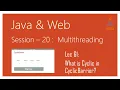 Multithreading in Java What is Cyclic in CyclicBarrier CyclicBarrier vs CountdownLatch
