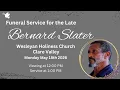 Bernard Slater - Funeral Service